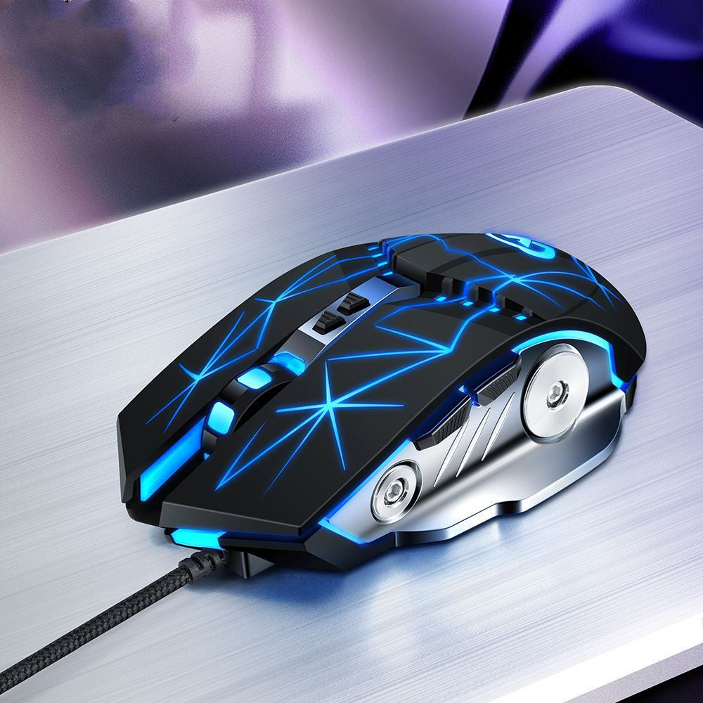 Game Optical Mouse USB Silent Light
