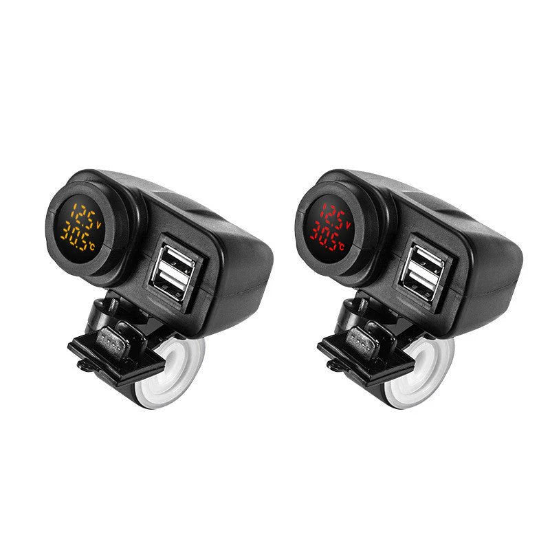 Motorcycle Car Mobile Phone Charger Waterproof With Switc