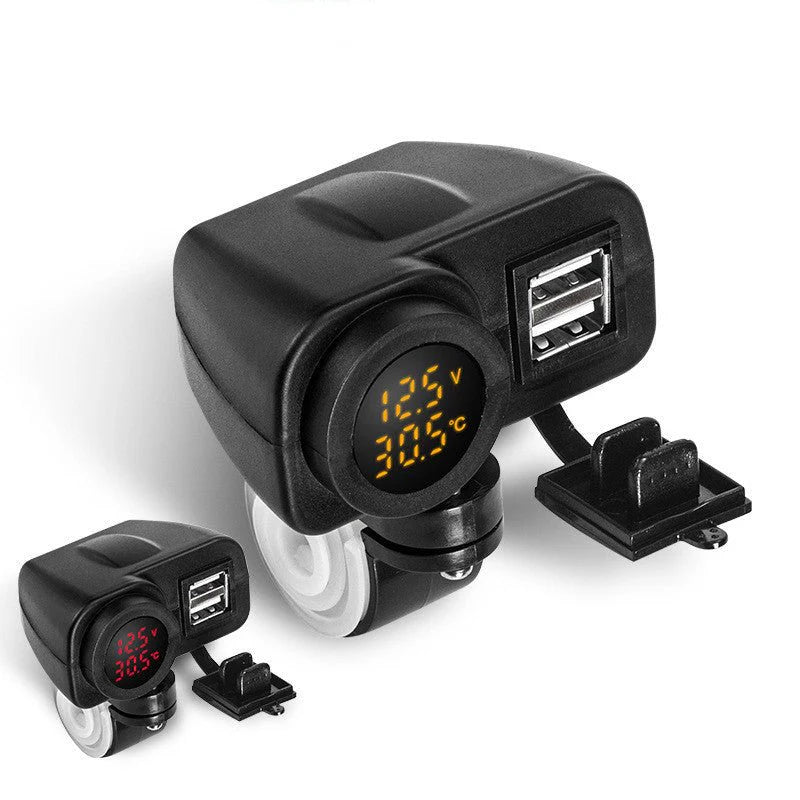 Motorcycle Car Mobile Phone Charger Waterproof With Switc