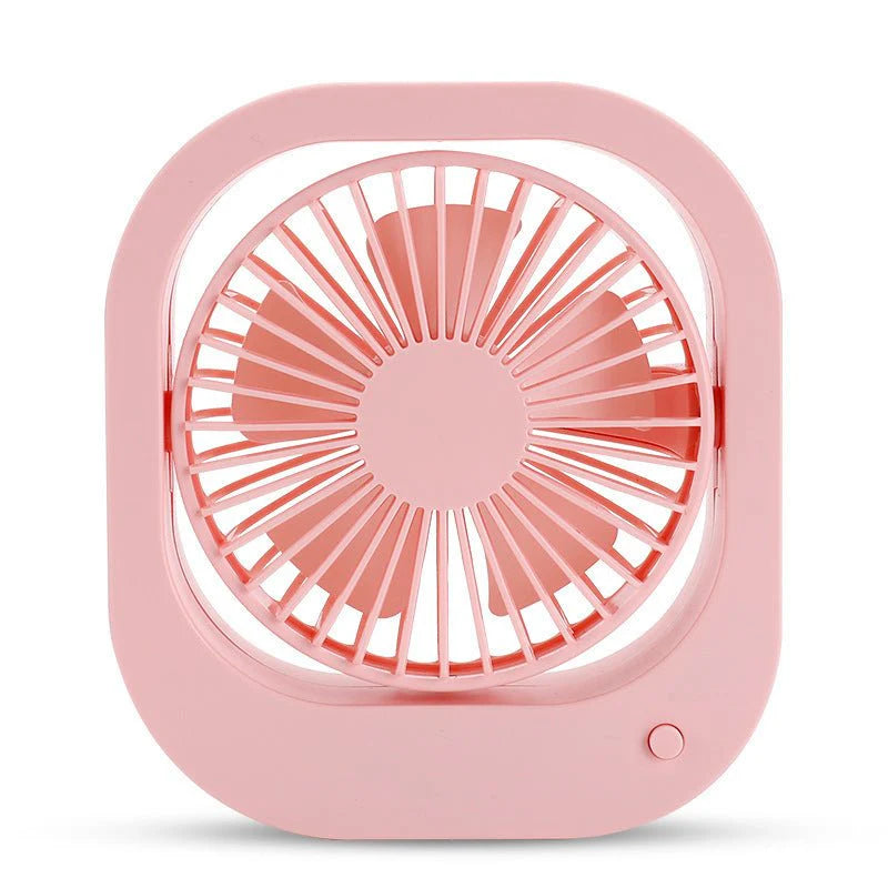 USB Desk Fan Portable Desktop Table Fan With 2 Speed 180 Rotation Adjustable Strong Wind Quiet Mini Fan For Office Household 22.00 AED