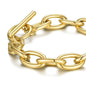 14K Gold Titanium Steel Special-interest Design Exaggerated Bracele