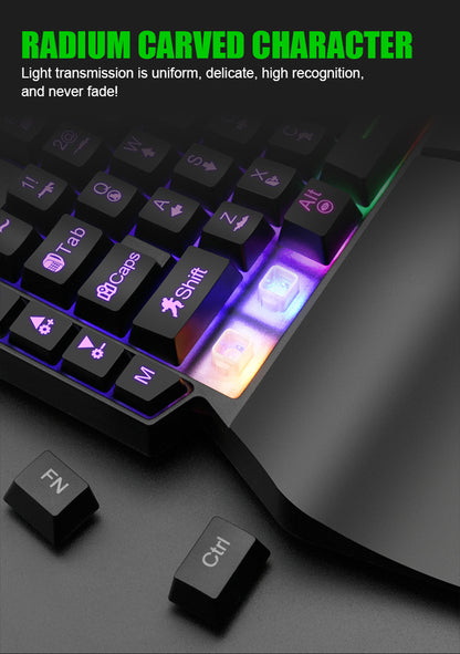Luminous Gaming Mechanical Keyboard Mouse Converter