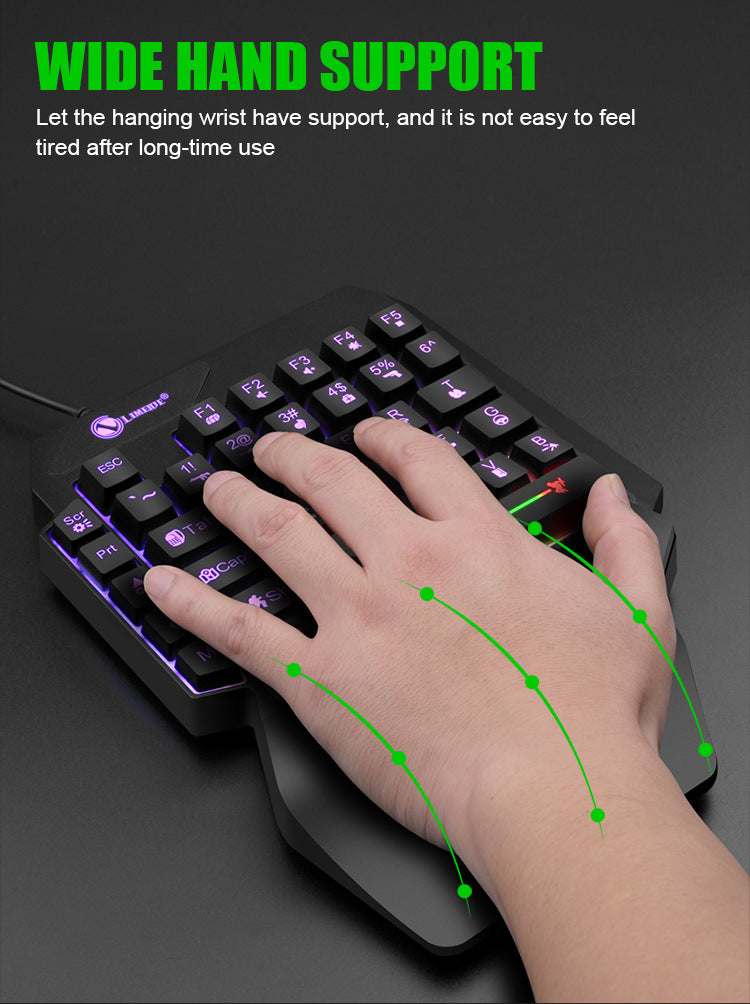 Luminous Gaming Mechanical Keyboard Mouse Converter