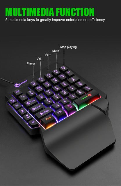Luminous Gaming Mechanical Keyboard Mouse Converter