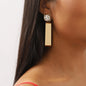 Diamond Rectangular Earrings