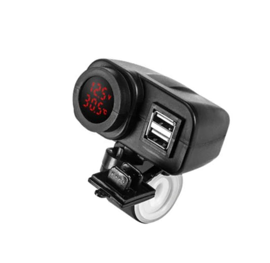 Motorcycle Car Mobile Phone Charger Waterproof With Switc
