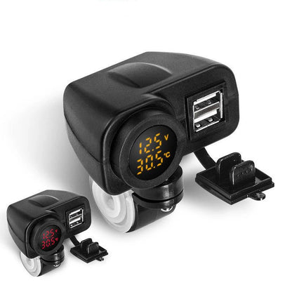 Motorcycle Car Mobile Phone Charger Waterproof With Switc