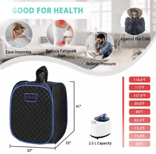 Portable Steam Sauna Tent Spa ©