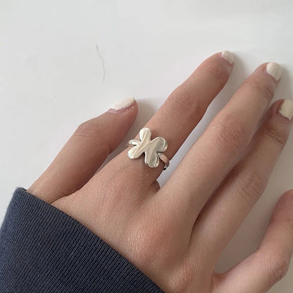 Small Balls Fringe Tape Pendant Open Ring