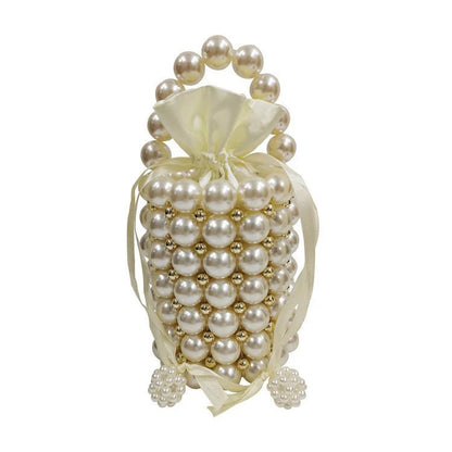Women's Acrylic Dyed Handmade Beaded Handbag