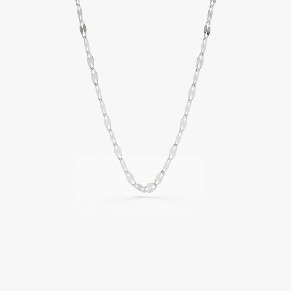 Women's Delicate Lip Chain Necklace