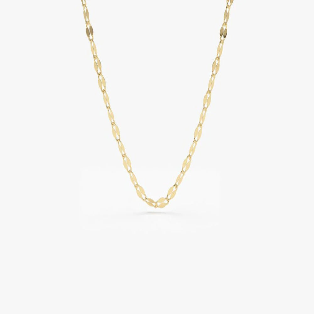Women's Delicate Lip Chain Necklace